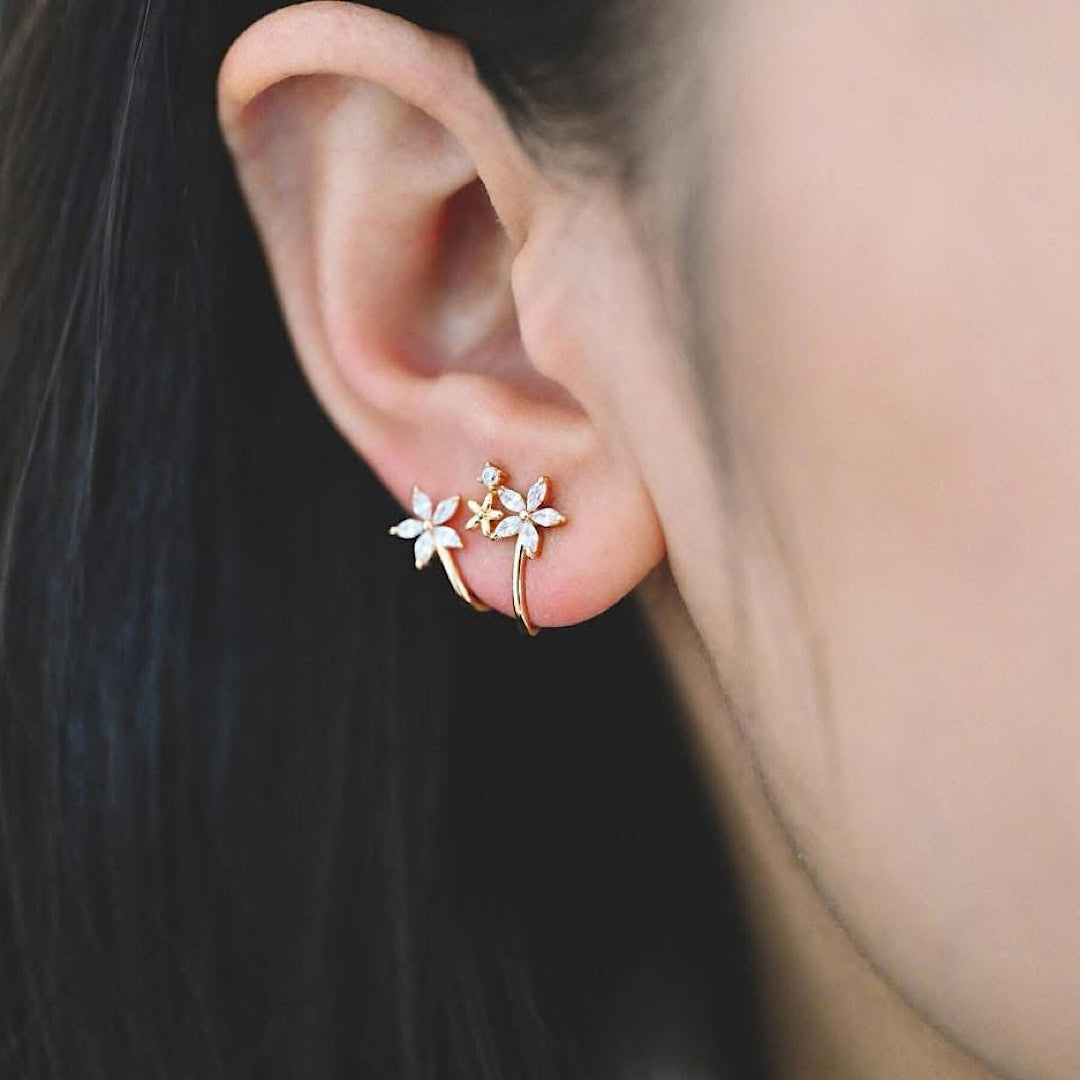Garden Party Ear Cuff Studs